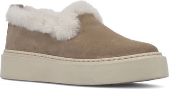 Letty Faux Fur Lined Slip On Shoe