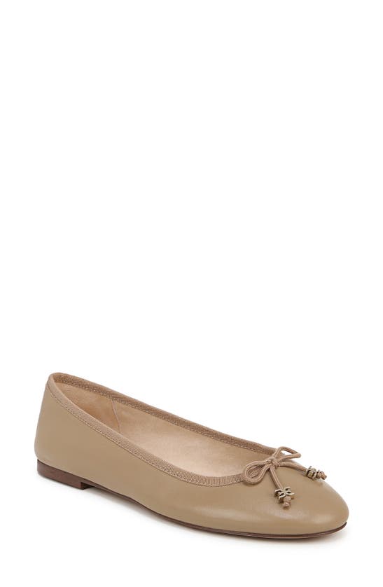 Shop Sam Edelman Flora Ballet Flat In Soft Beige