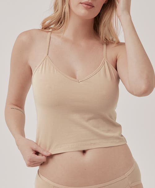 PACT PACT ORGANIC COTTON EVERYDAY SHELF BRA CROPPED CAMISOLE 3-PACK