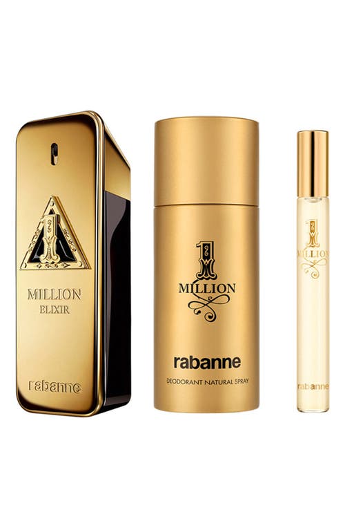 Shop Rabanne 1 Million Elixir Parfum Intense 3-piece Gift Set $220 Value In No Color