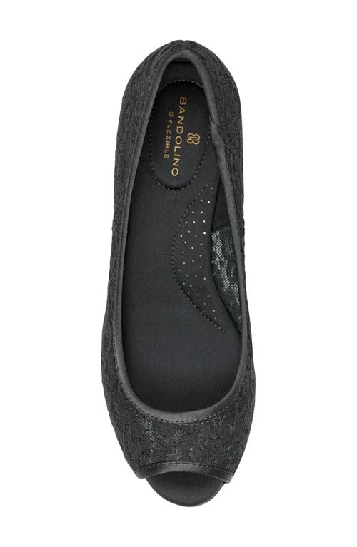 BANDOLINO BANDOLINO CANDRAS PEEP TOE WEDGE PUMP 