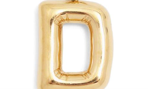 Petit Moments Bubble Initial Necklace In Gold - D
