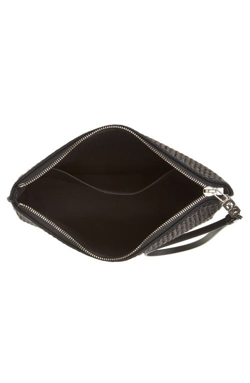 Givenchy Raffia Travel Pouch In Black