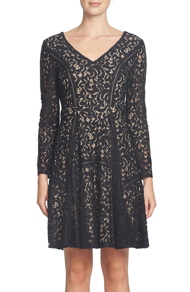 Cynthia Steffe Claire Lace Fit & Flare Dress | Nordstrom