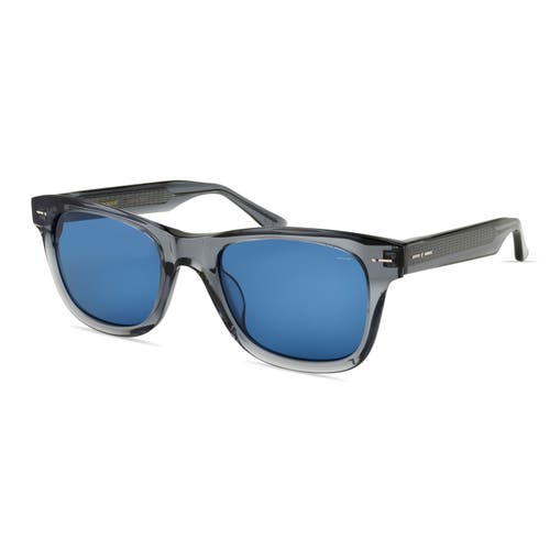 Shop Italia Independent Azzurro Sunglasses In Grey