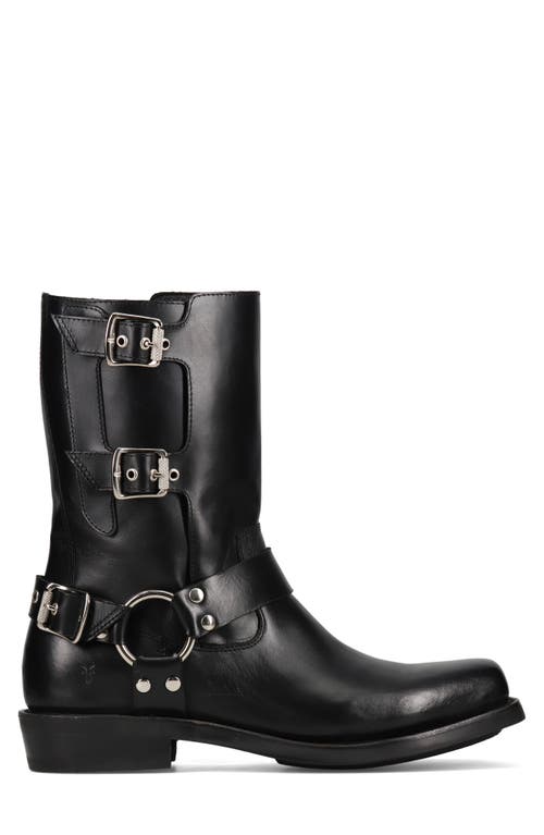 Frye Conway Moto Harness Boot In Black