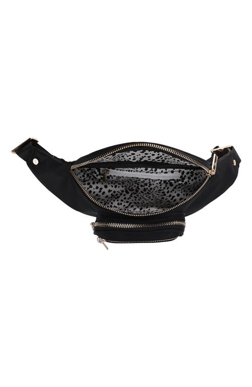 Shop Mali + Lili Mila Nylon Belt Bag In Black