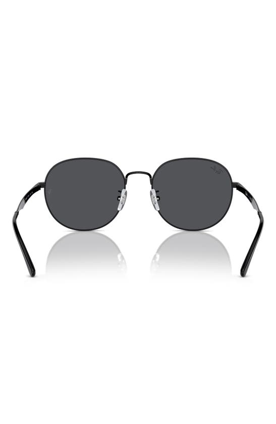 Ray Ban 57mm Round Phantos Sunglasses In Black