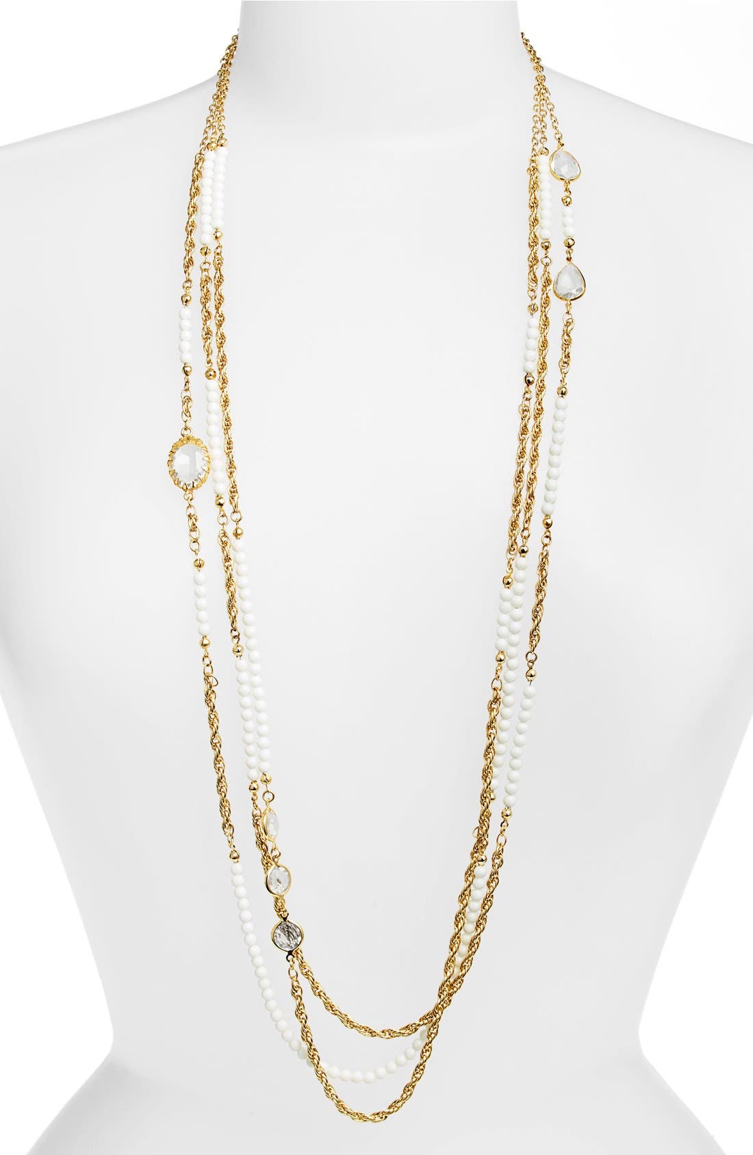 Nordstrom Beaded ThreeStrand Necklace Nordstrom