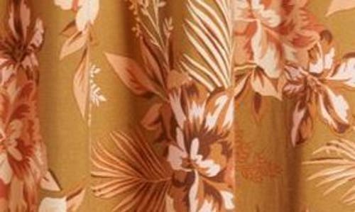 Rip Curl Desert Dreams Smocked Poplin Maxi Dress In Bronze