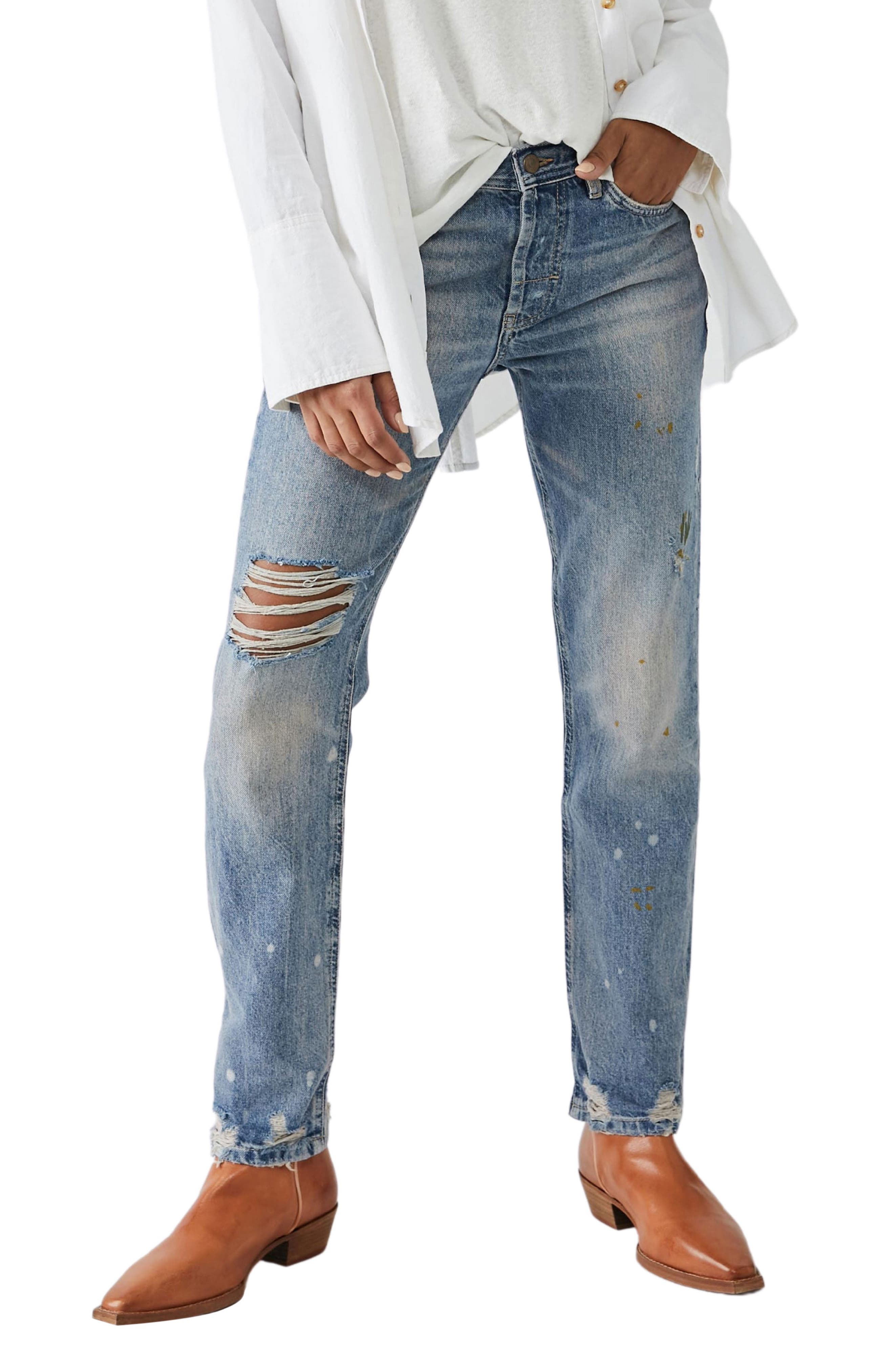 free people distressed jeans