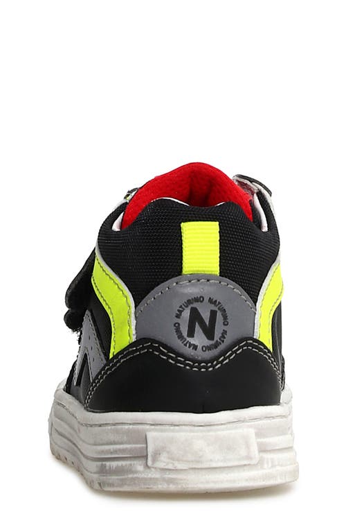 Shop Naturino Kids' Mizar High Top Sneaker In Black