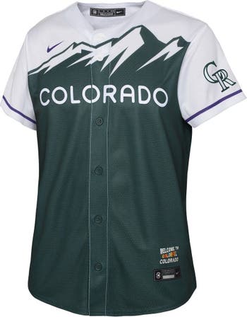 Men's Colorado Rockies Charlie Blackmon Nike Purple Alternate