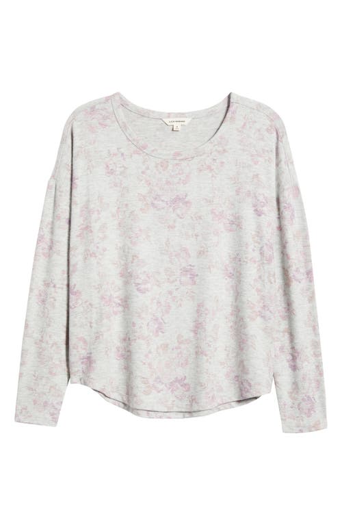 Shop Lucky Brand Cloud Floral Print Top In Pink Floral