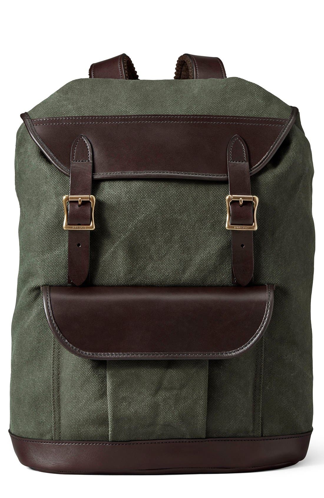 filson canvas backpack