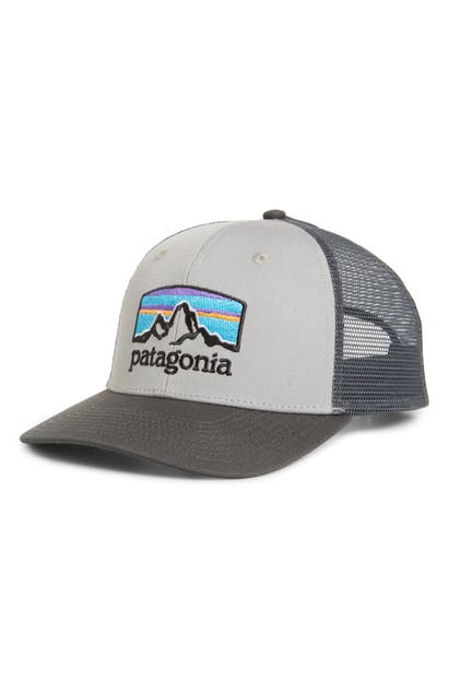 PATAGONIA FITZ ROY HORIZONS TRUCKER HAT - BLUE