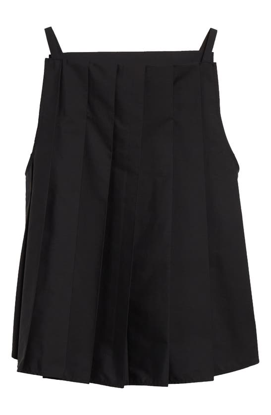 Shop Sacai High-low Poplin Camisole Shirt In Black