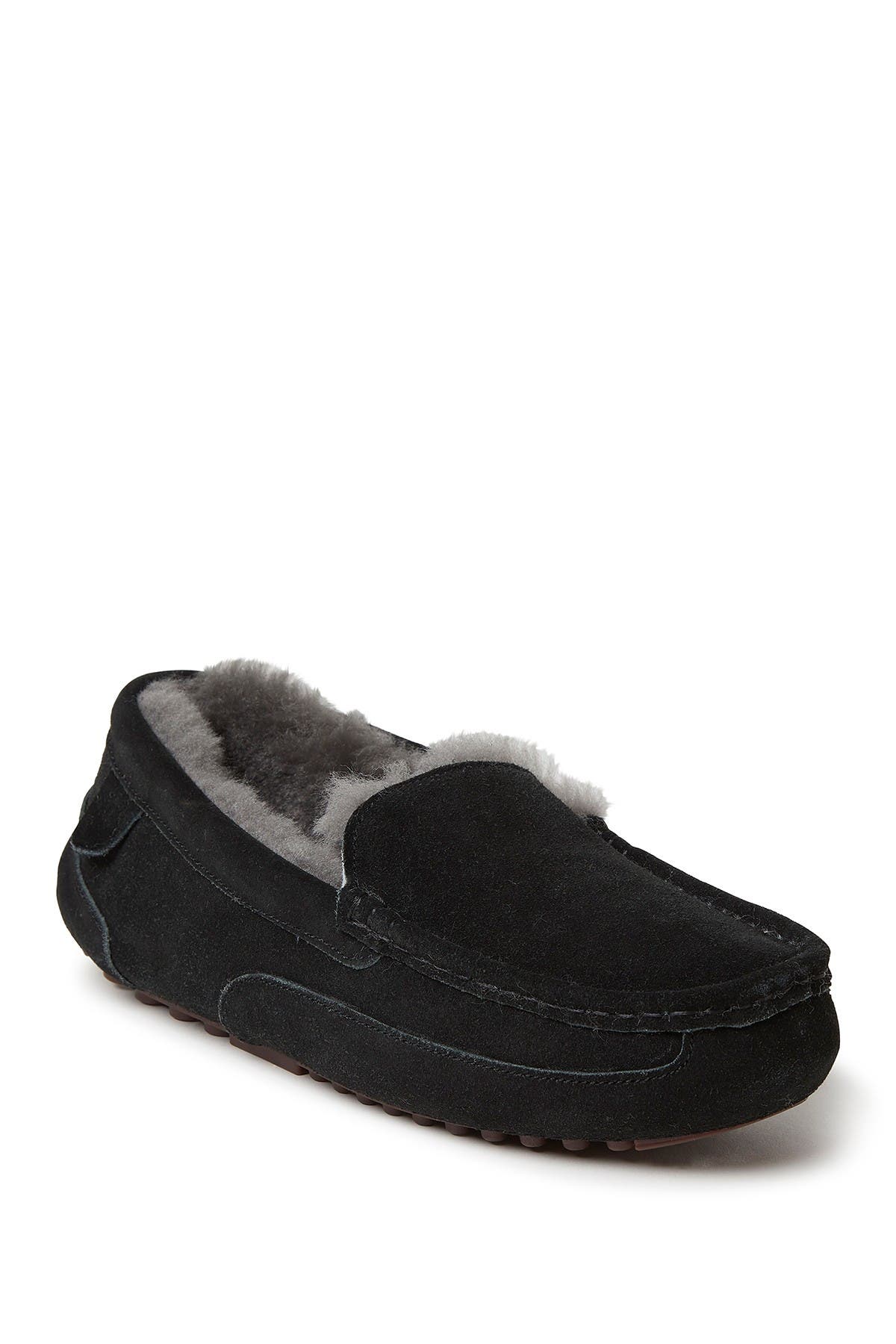 sherpa lined moccasin slippers