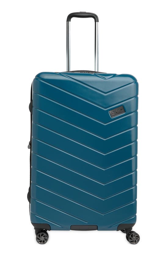 Shop Original Penguin Aero Large Hardside Spinner Suitcase In Teal