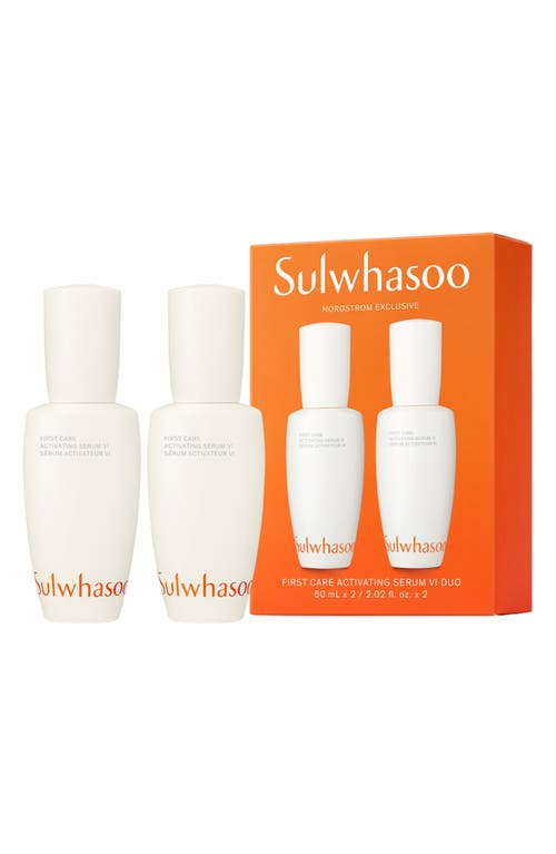 Sulwhasoo First Care Activating Serum Duo Set (nordstrom Exclusive) $178 Value In No Color