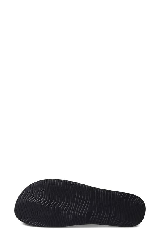 Shop Reef Cushion Bounce Vista Slide Sandal In Cognac Black