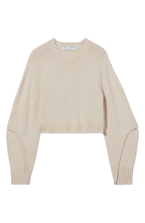 Crop Wool & Cashmere Sweater