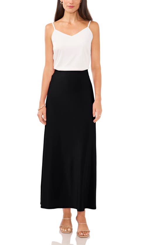 Shop Vince Camuto Knit Maxi Skirt In Rich Black