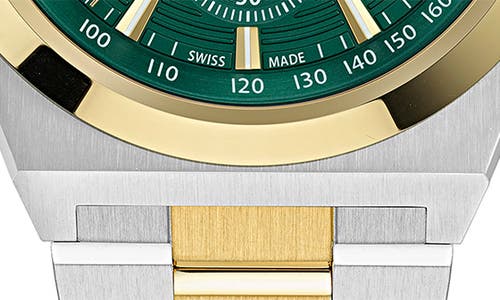 Ferragamo Vega Upper East Chronograph, 42mm In Two Tone