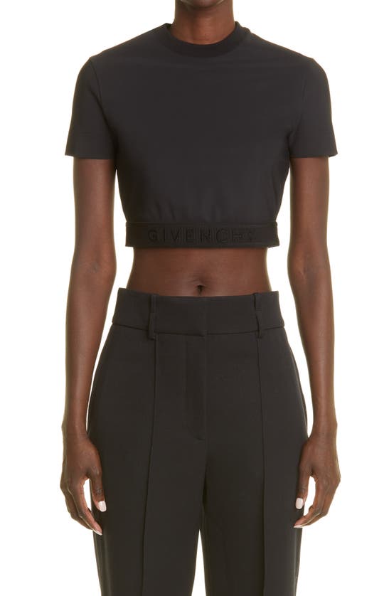 GIVENCHY JERSEY CROP TOP