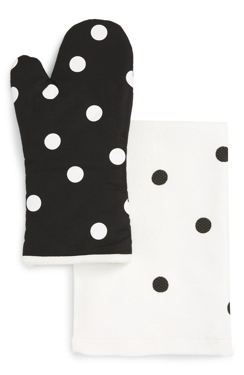 Kate Spade New York Polka Dot Oven Mitt Hand Towel Set Nordstrom Kate Spade New York Polka Dot Oven