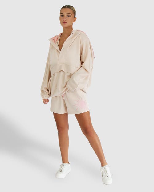 Belle & Bloom Turn To You Track Short In Blush