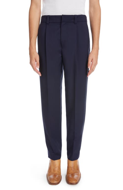 Acne Studios Tailored Wool Blend Trousers Dark Navy at Nordstrom, Us