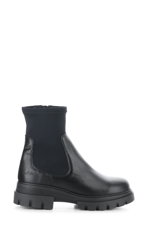 Bos. & Co. Five Waterproof Chelsea Boot In Black Feel/lycra