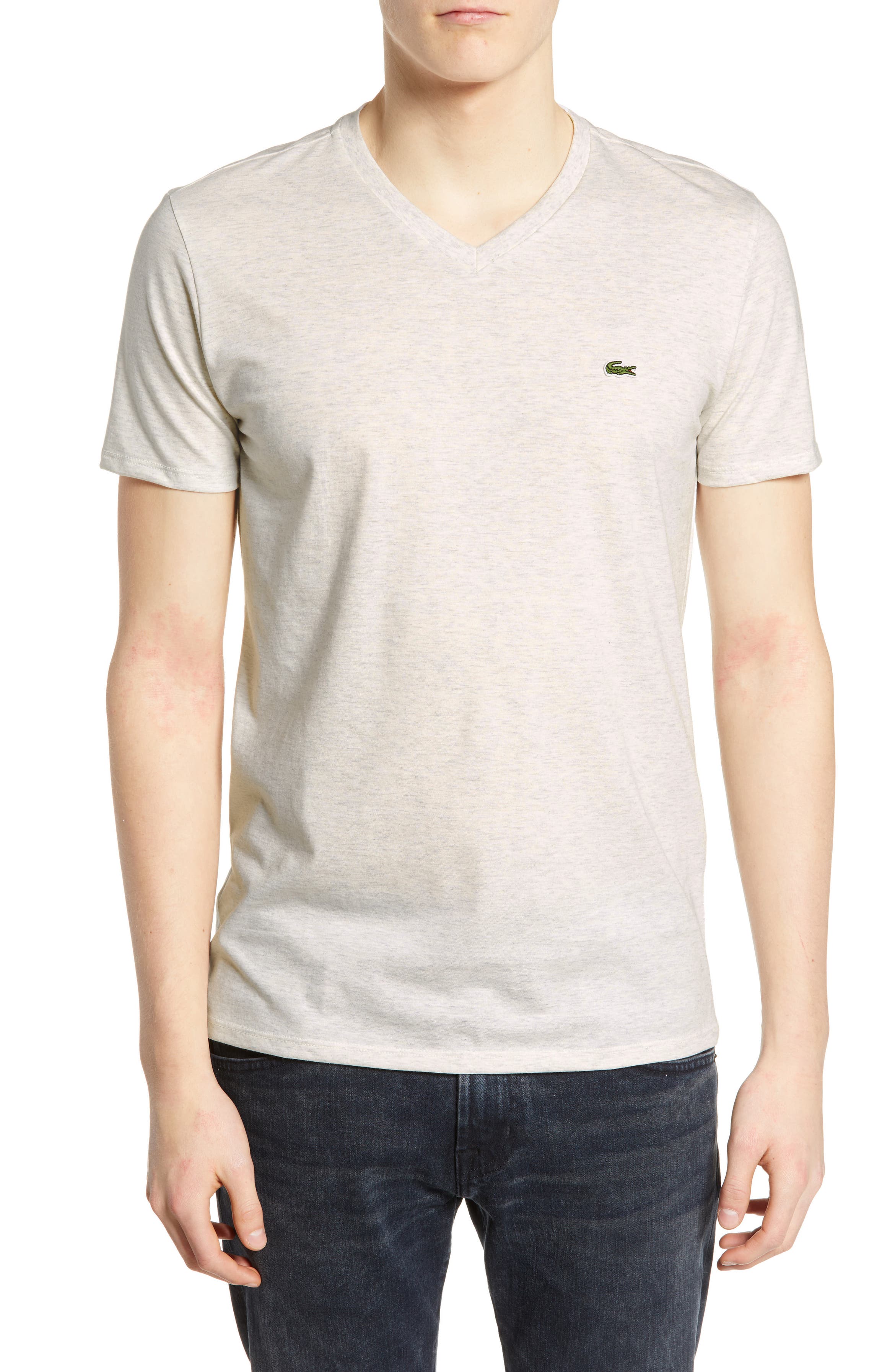 Lacoste Regular Fit V-Neck T-Shirt | Nordstrom