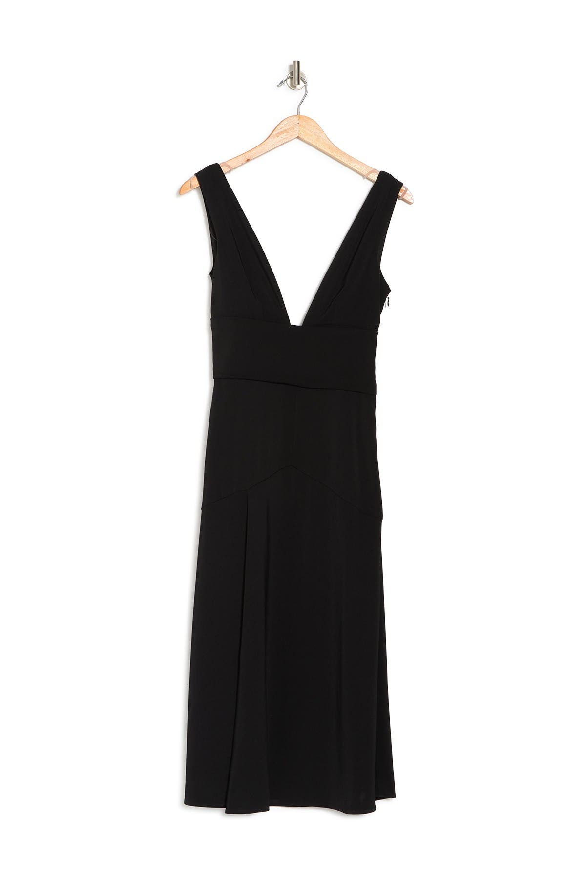 REISS | Adele Plunge Neck Midi Dress | Nordstrom Rack