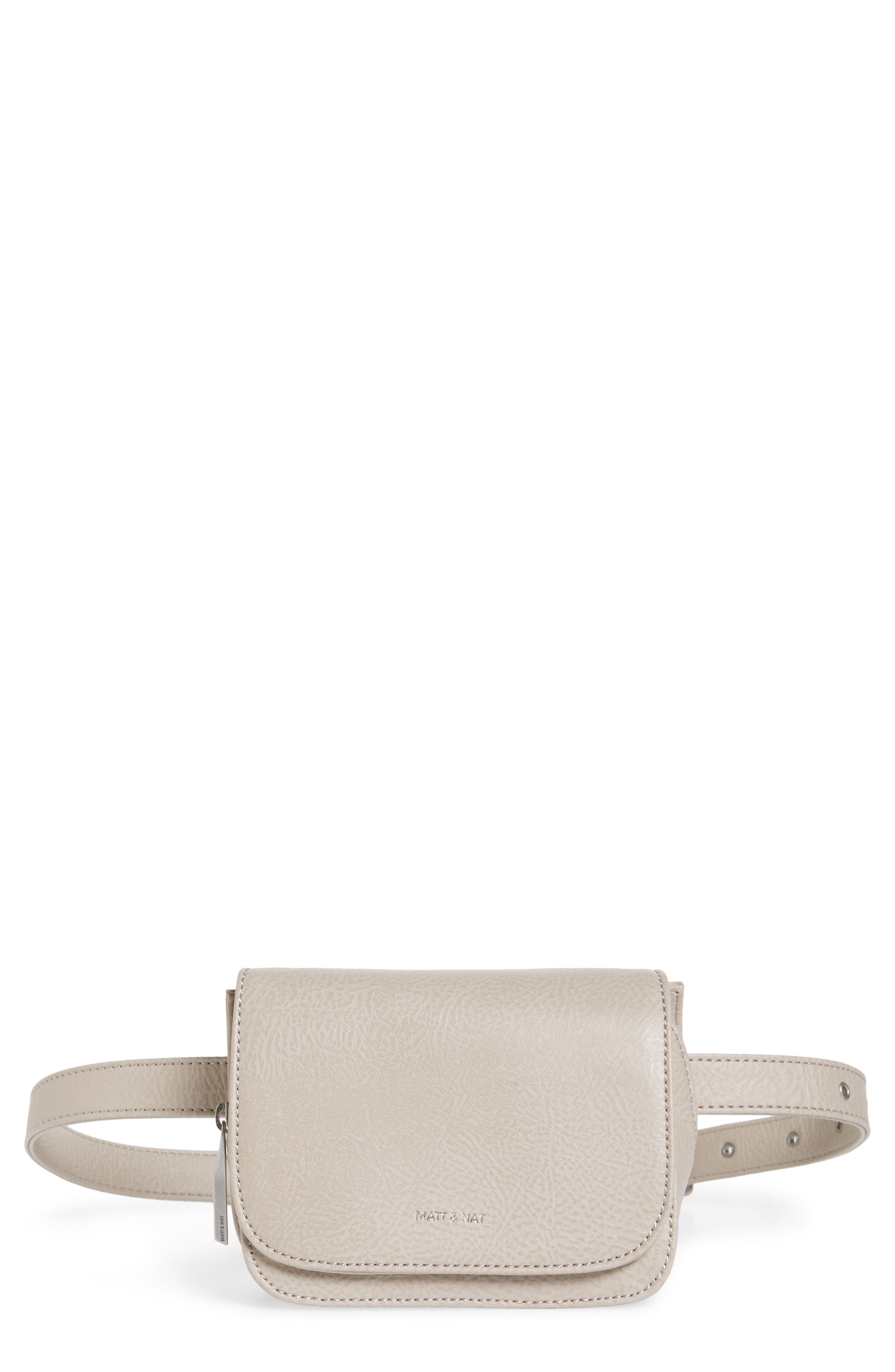 Nat Park Faux Leather Belt Bag 