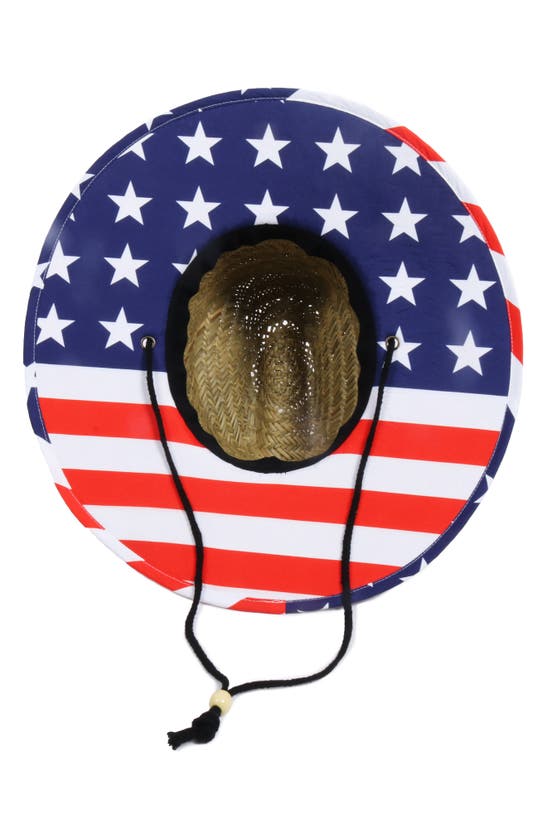 David & Young American Lifeguard Straw Hat In Natural