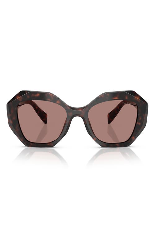 PRADA PRADA 53MM GRADIENT IRREGULAR SUNGLASSES