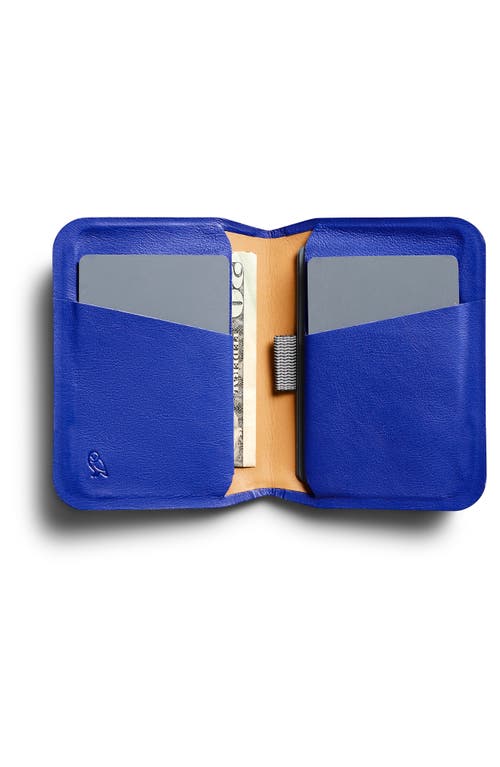 Shop Bellroy Apex Slim Sleeve Rfid Leather Bifold Wallet In Pepperblue