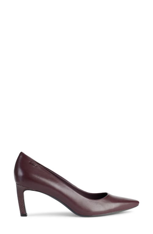 Dkny Charlie Pump In Dark Cherry