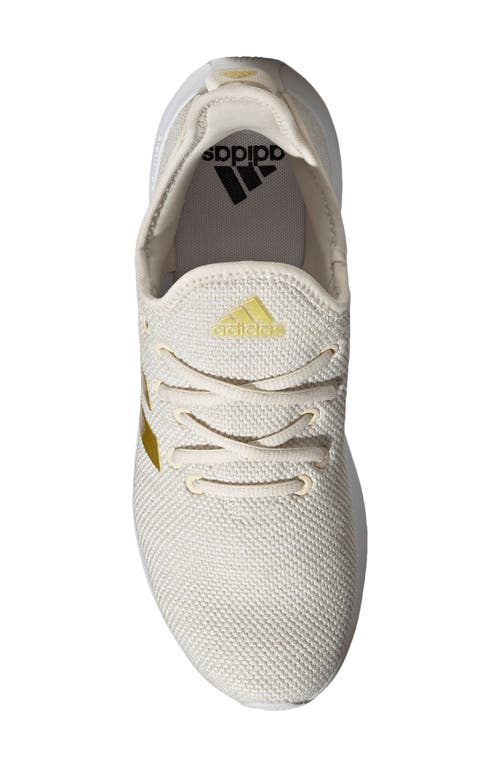 Adidas Originals Adidas Cloadfoam Pure Running Shoe In White/gold Met./white