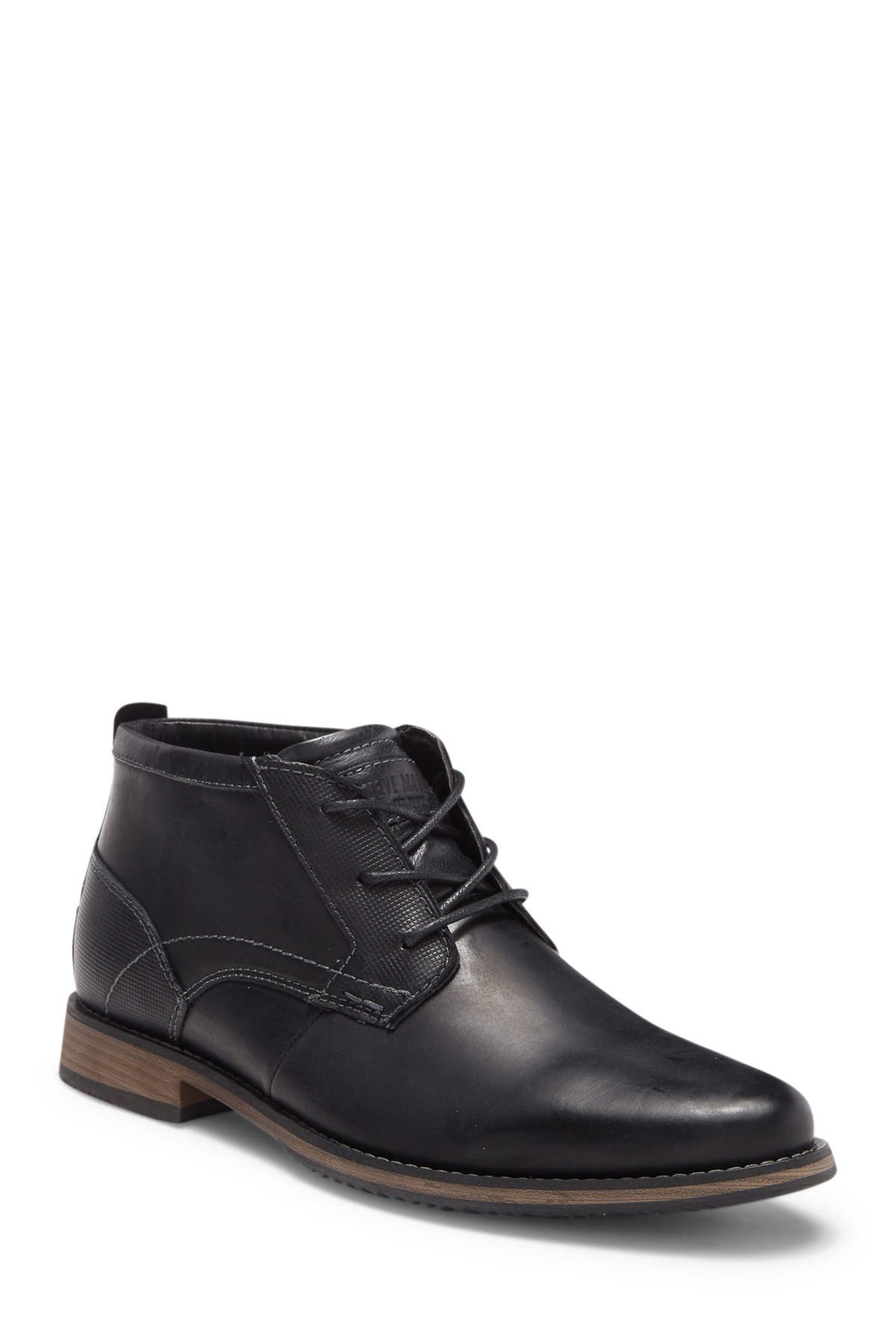 steve madden black chukka boots