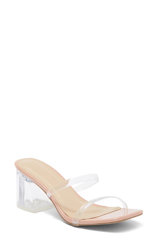 Wild diva 2025 clear sandals