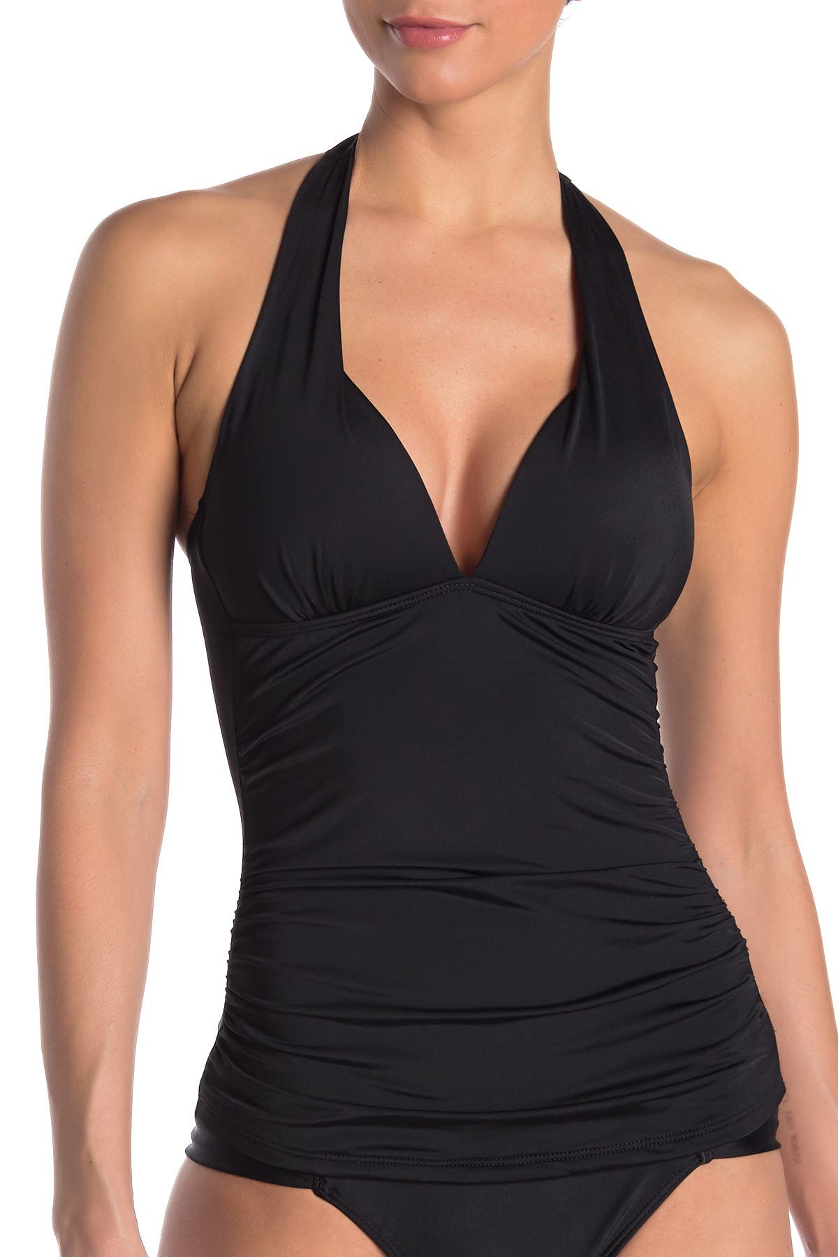 ruched swimsuit top