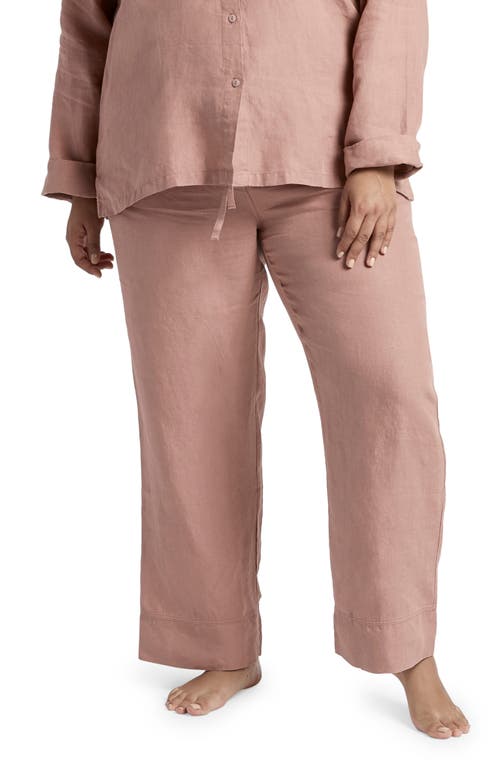 Linen Lounge Pants in Clay