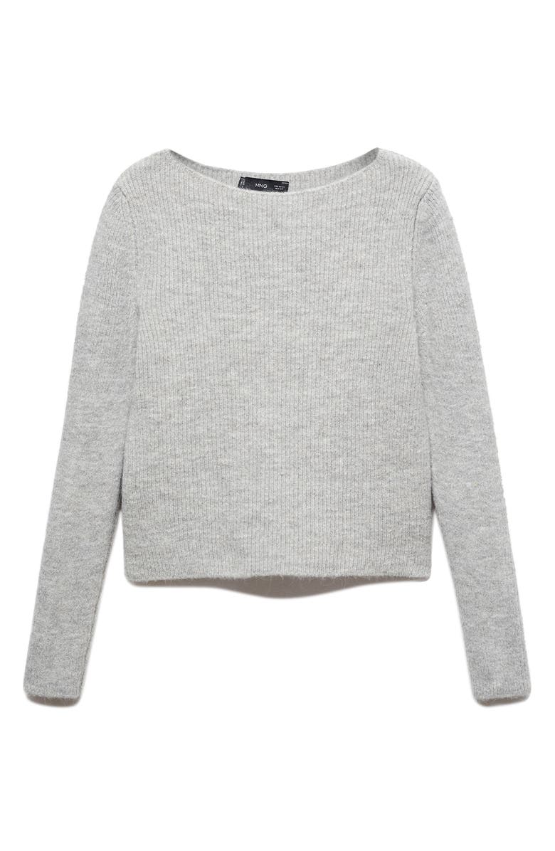 MANGO Boat Neck Rib Sweater | Nordstrom