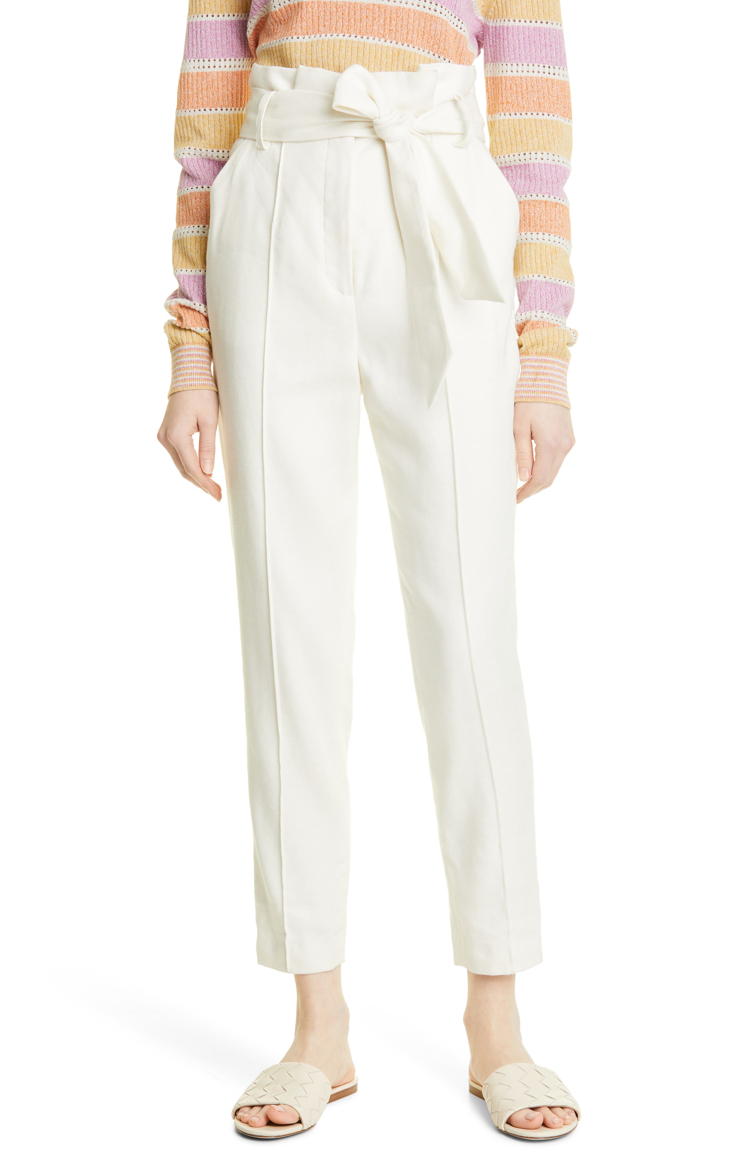 veronica beard white pants