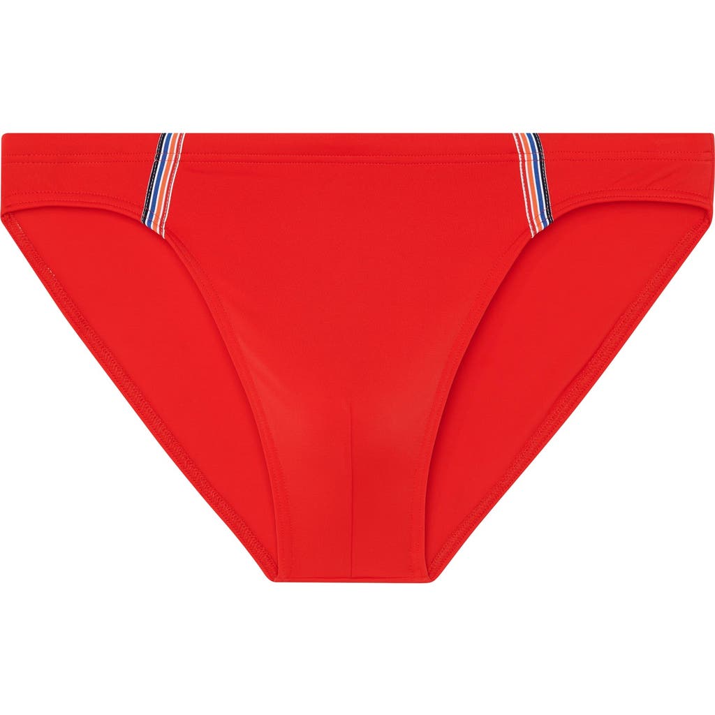 Hom Nautical Cup Micro Brief In Red