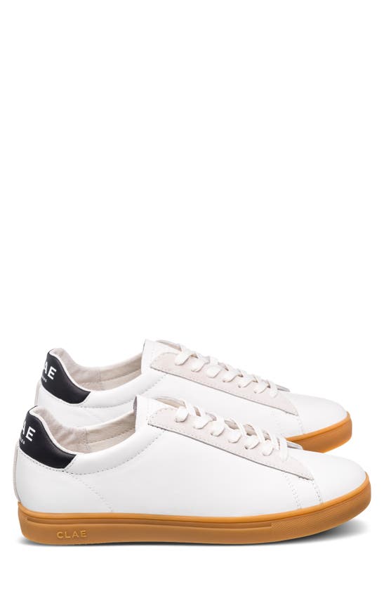 Shop Clae Bradley Sneaker In White Black Light Gum