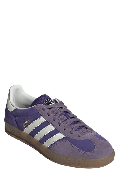 Adidas Originals Adidas Gazelle Indoor Sneaker In Purple/white/shadow Violet